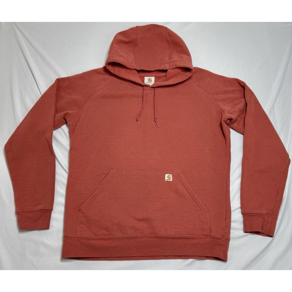 Vintage Carhartt Peach/Pink Hoodie Women's Size Small Outdoors Comfort